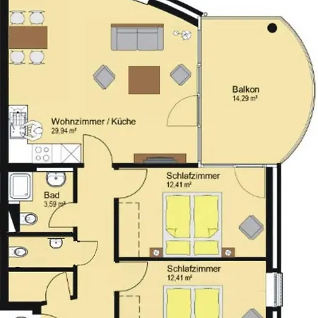 아파트 Hp Touristik - Residenz Hohe Lith Neu 3 1 1 *